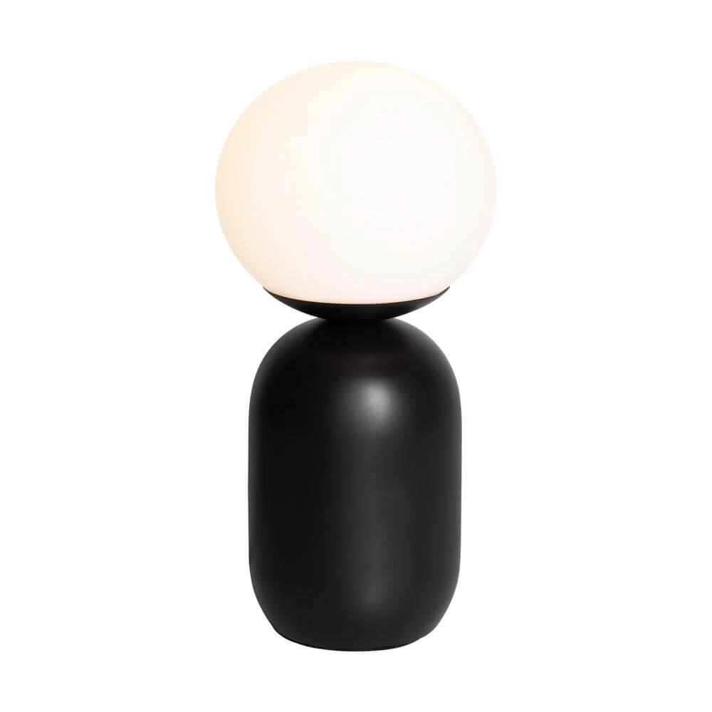 Tischlampe Notti Schwarz-Weiß Nordlux 5704924001802