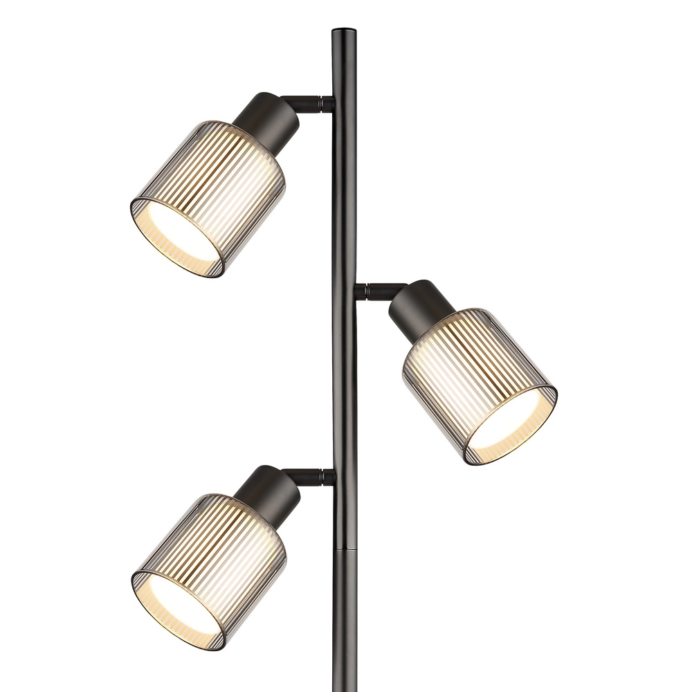 Design-Stehlampe Villegas 3-Leicht-Schießmetall Globo 9007371569953