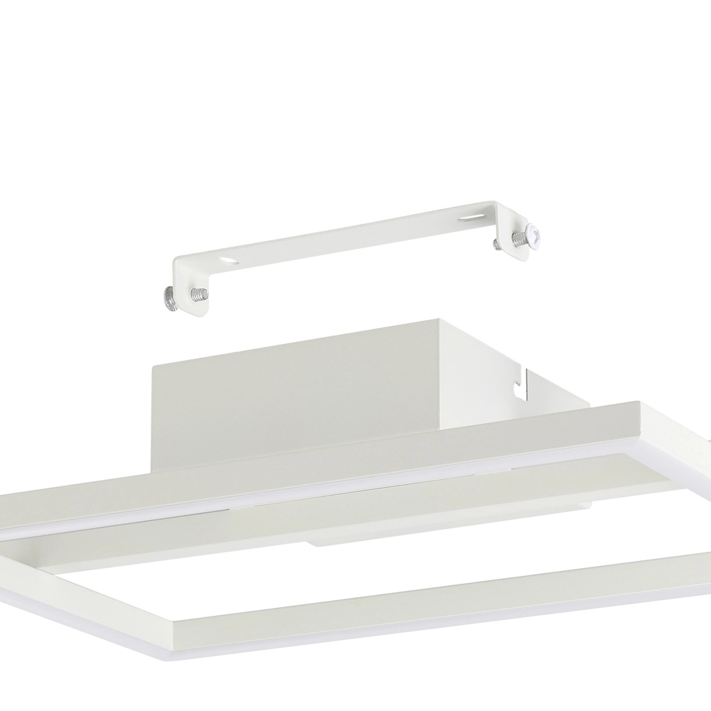 LED-Deckenlicht Amandolo mit Fernbedienung – Weiß – Quadrat Eglo 9008606303946