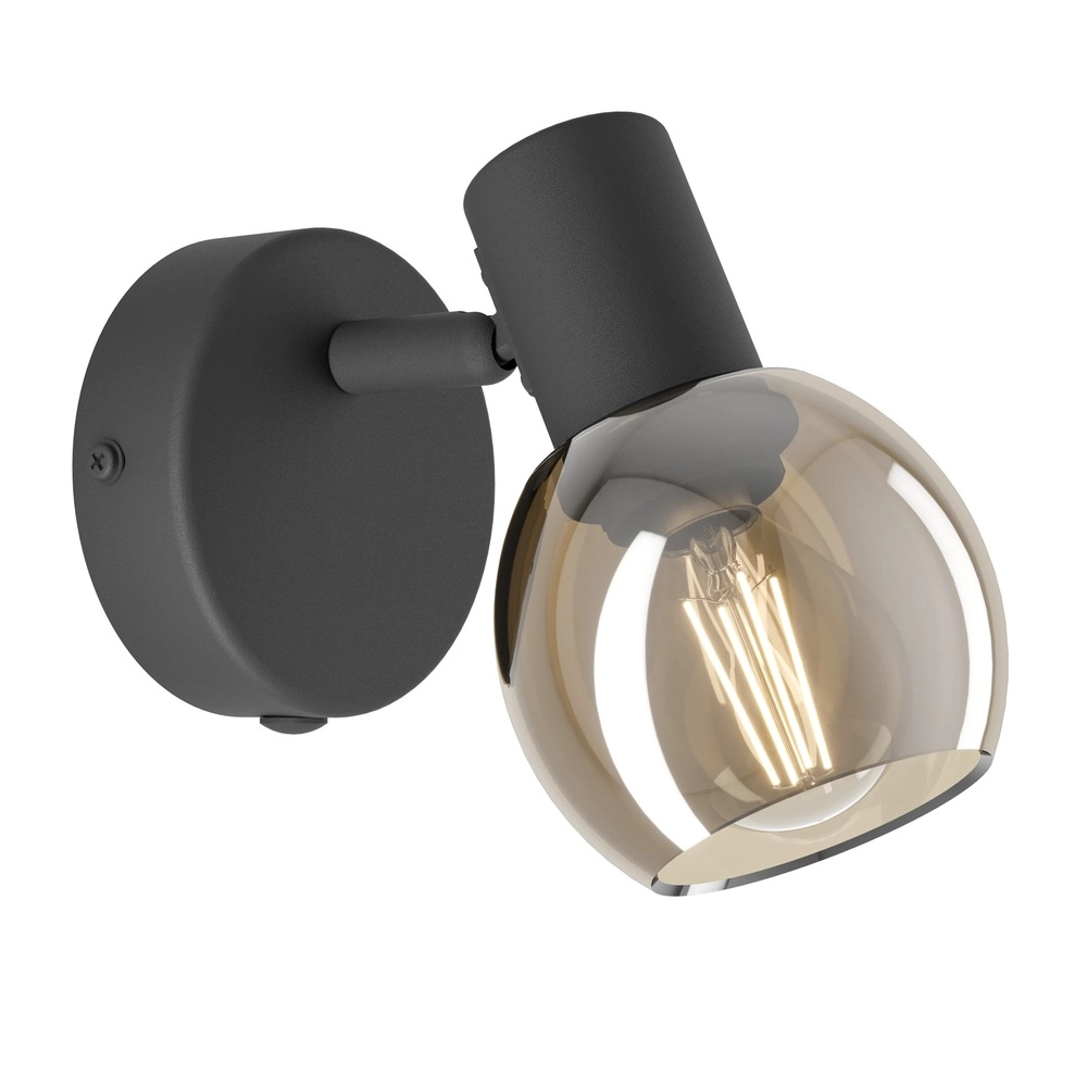 Wandlampe Castellazo Schwarz