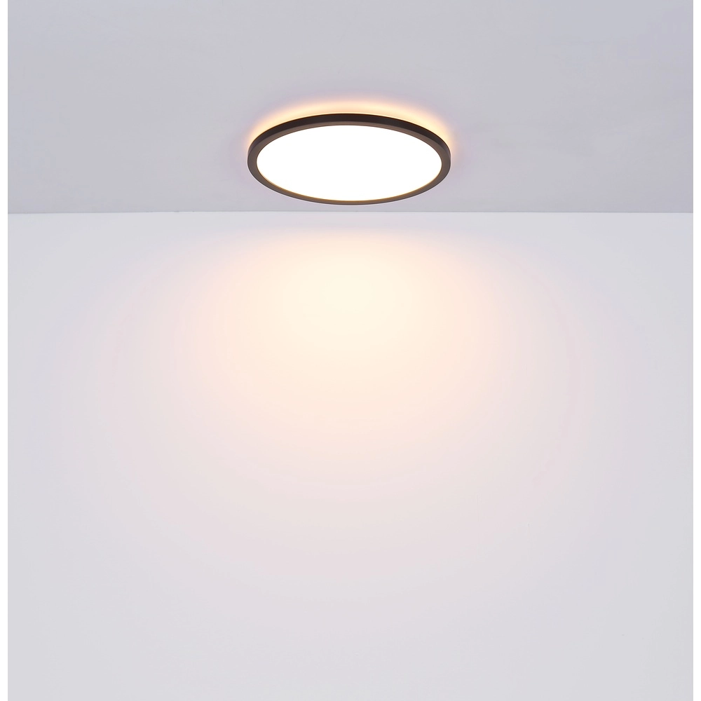 Deckenlicht Sapana Ø 29,4 cm schwarz Globo 9007371411405