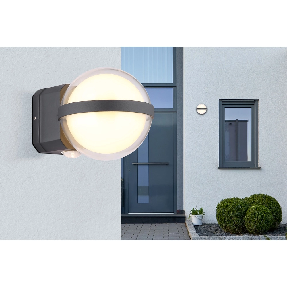 Entwurfswandlampe Illi Anthrazit Globo 9007371445936