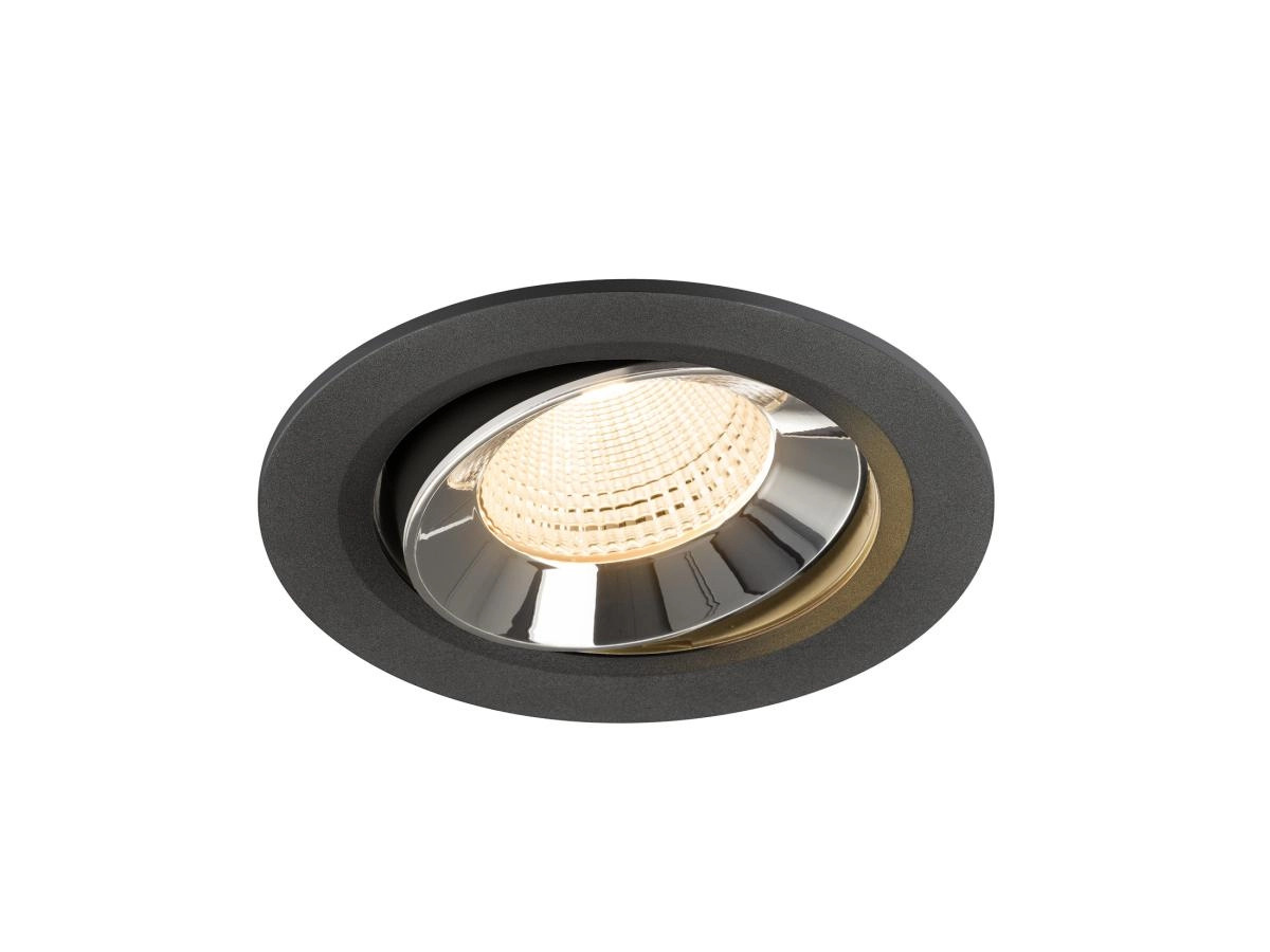 Einbau-Strahler Numinos Move L Schwarz/Chrom 2700K - 55gr SLV 4024163309363