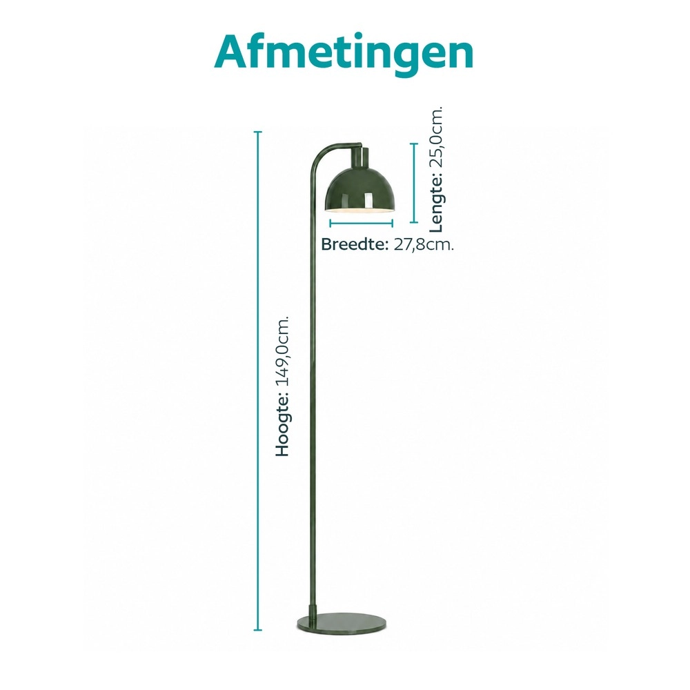 Stehlampe Cazalilla Grün