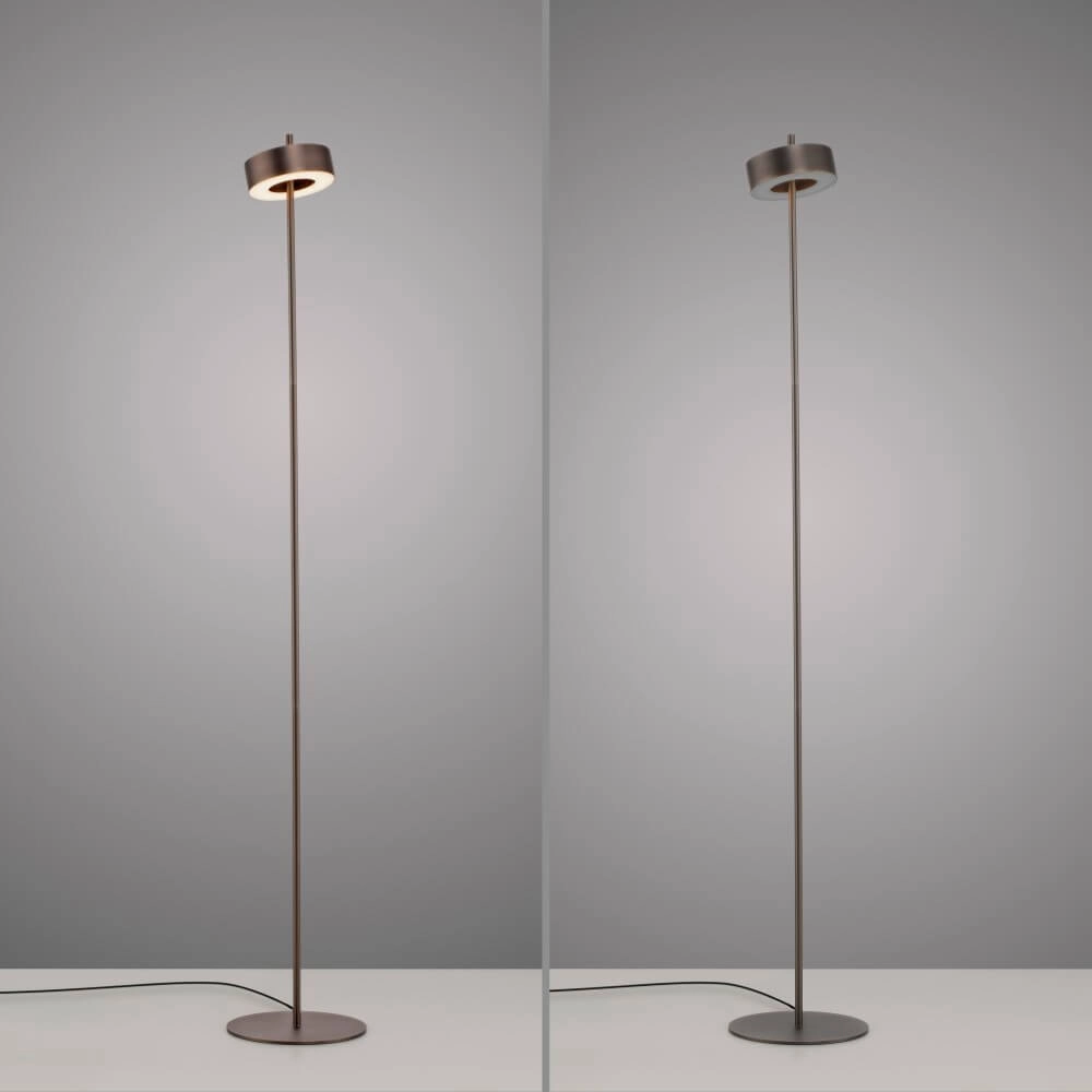 Stehlampe Q-Rotate Designerbraun Paul Neuhaus 4012248383230