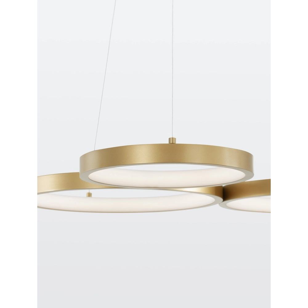 Moderne Pendelleuchte Magnus gold 55cm Lyora 5212017433176
