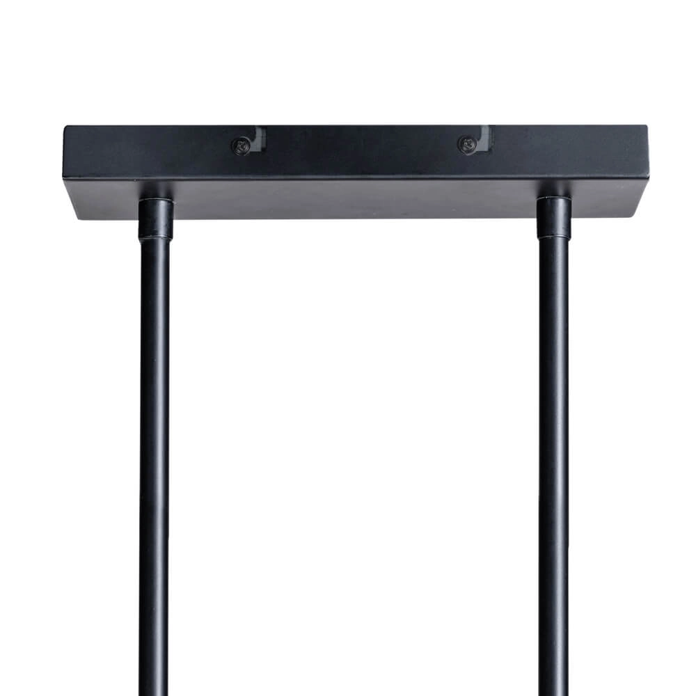 Schlanke Esstischlampe Miller 6-Licht-Schwarz ETH 8720195303084