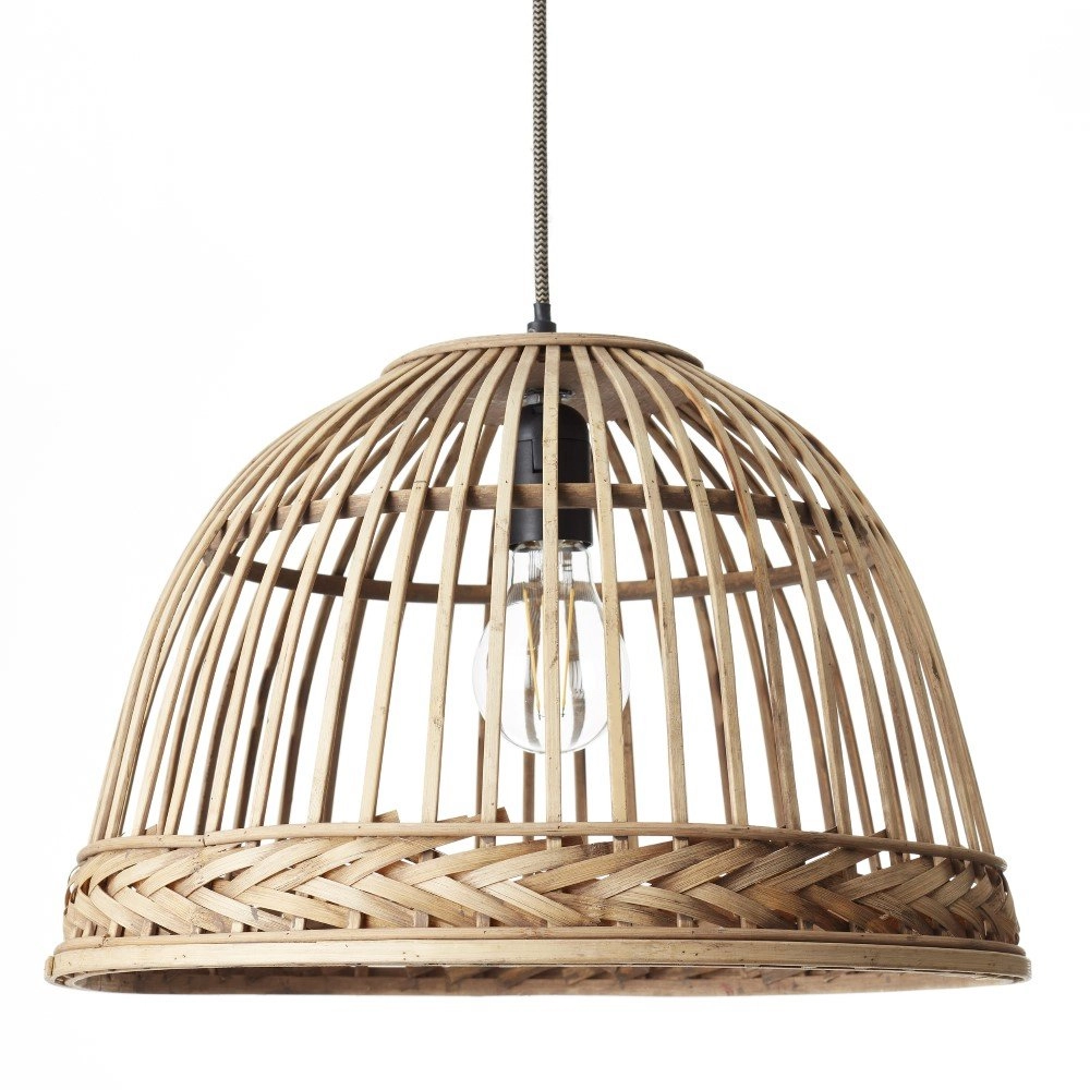 Rattan Hängelampe Padget Ø 42cm Brilliant 4004353351617