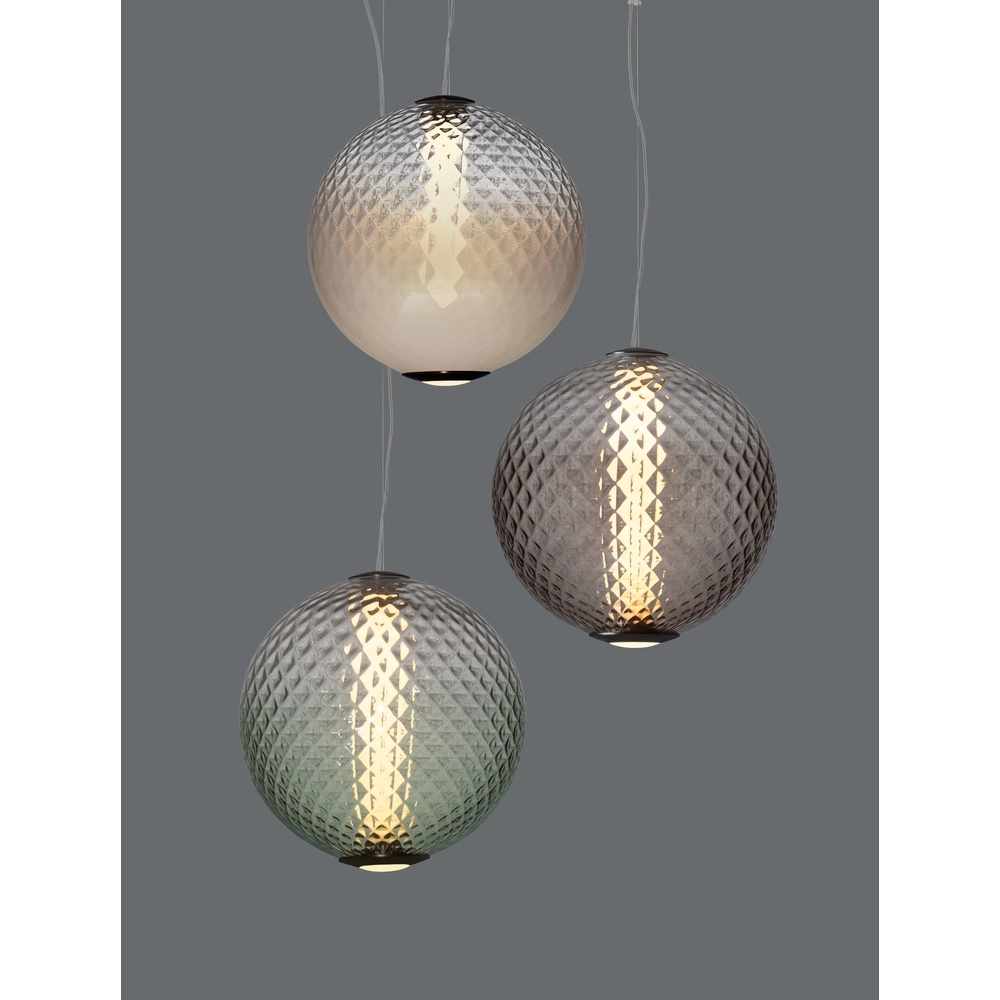 Pendelleuchte Aora Konvexes grünes Glas Lyora 5212017483829