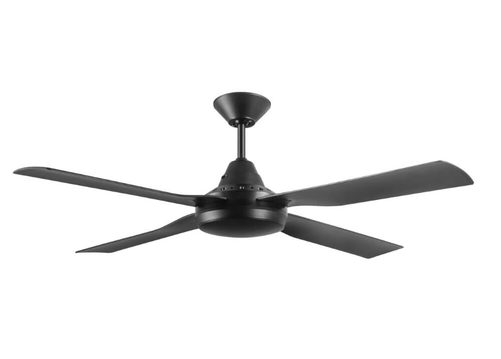 Deckenventilator schwarz Moonah Ø 122cm IP55