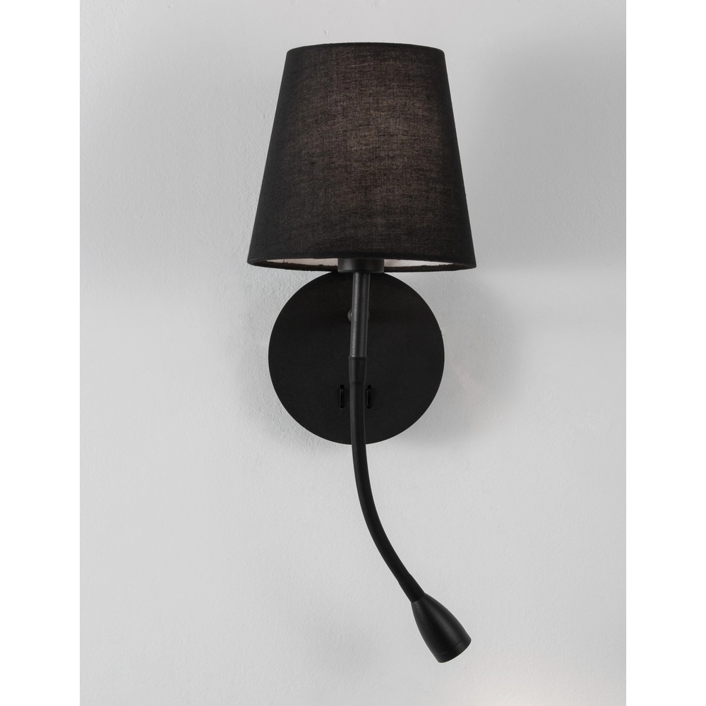 Nachttischlampe Nia schwarz Lyora 5212017427120