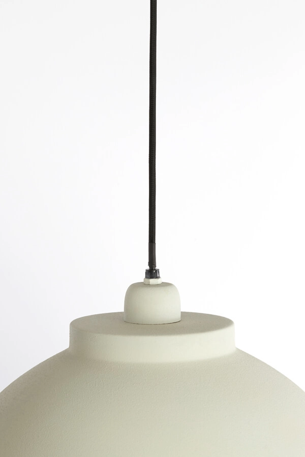 Japandi Pendelleuchte Kylie creme Ø 45cm Light & Living 8717807711825