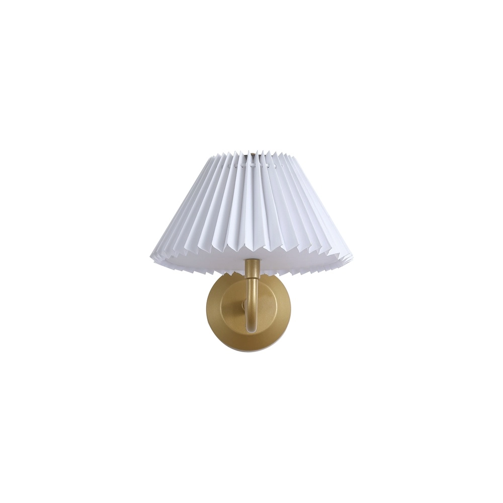 USB wiederaufladbare Wandleuchte Danish Gold mit Weiß Searchlight 5053423298375