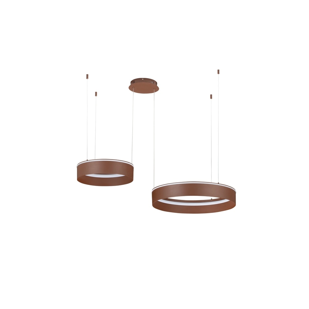 Moderne Pendellampe Olivia Double Brown Lyora 5212017494283