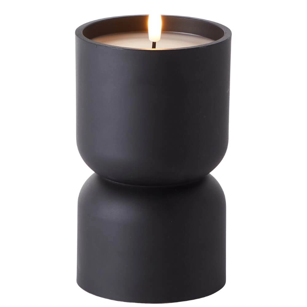 Kerzenlampe Lovere schwarz 18,5cm Brilliant 4004353435447