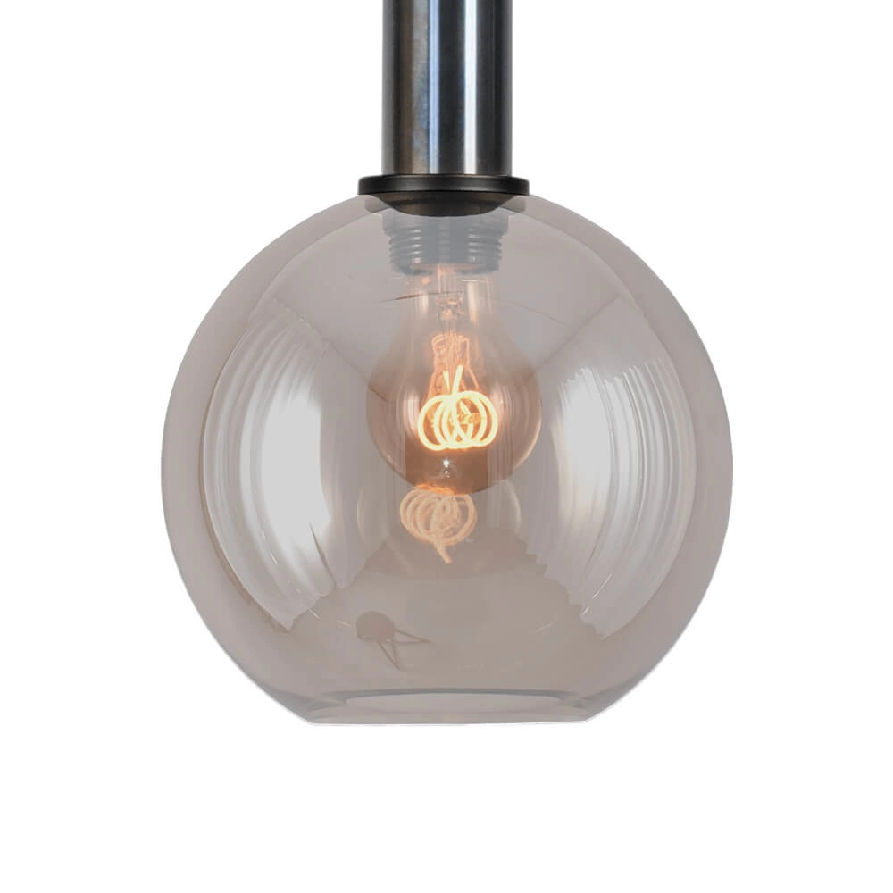 Hängelampe Ø 20cm Bella 2 Gesprenkeltes Öl mit Goldglas Masterlight 8718121334165