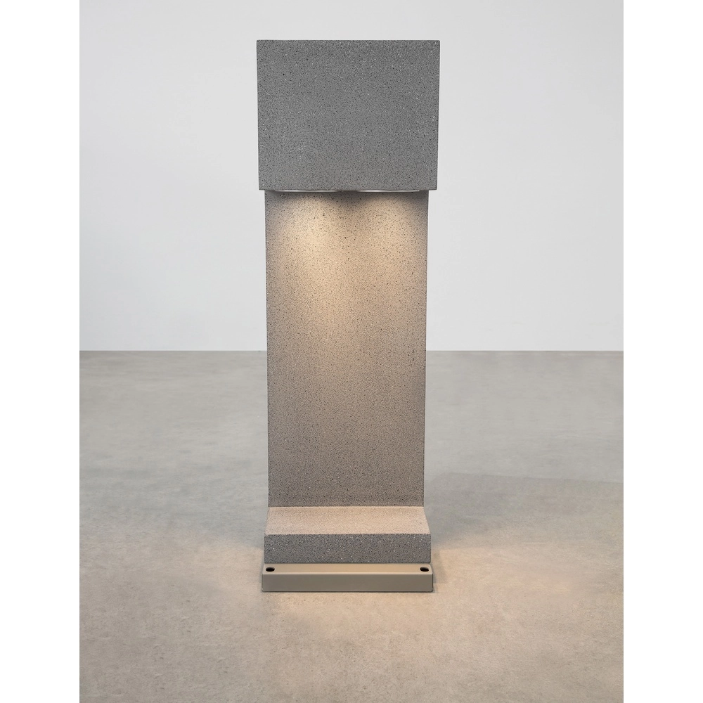 Gartenleuchte Grante Beton grau