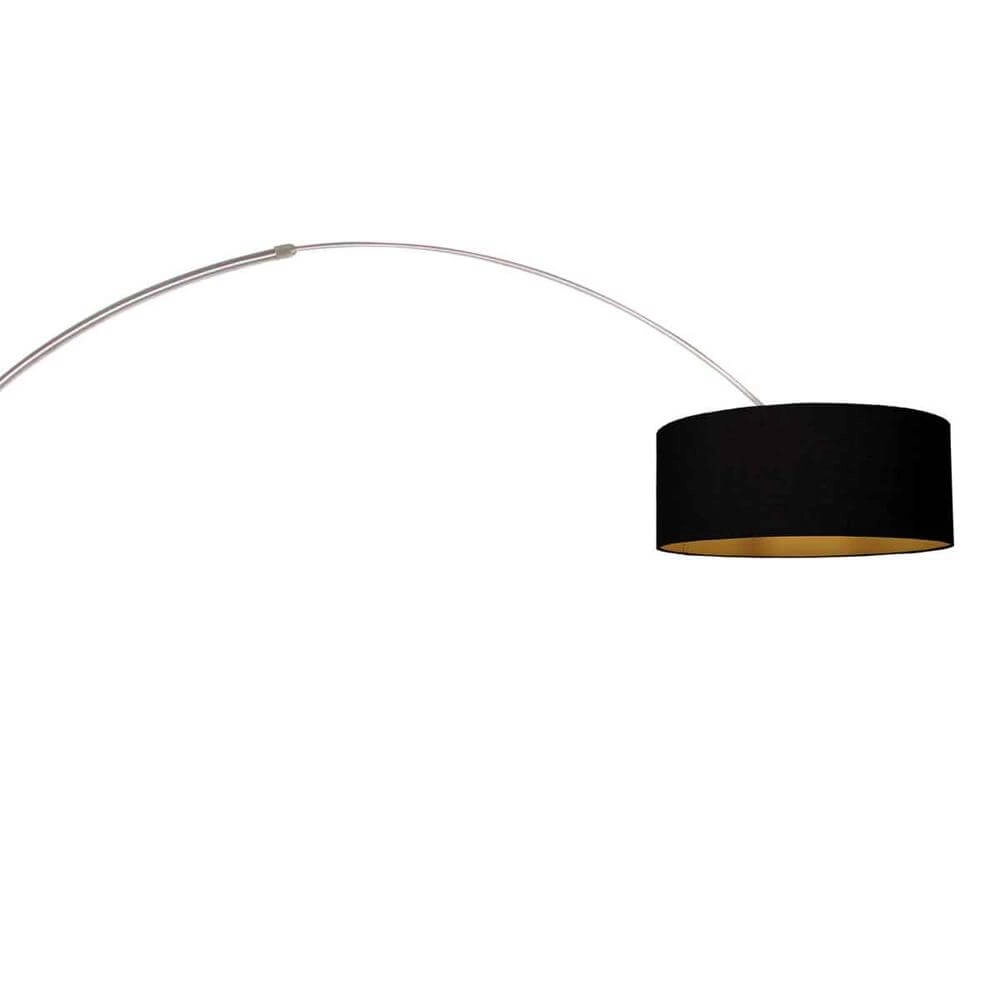 Bogenlampe Sparkled Light Metall mit schwarzem Schirm Steinhauer 8712746175516