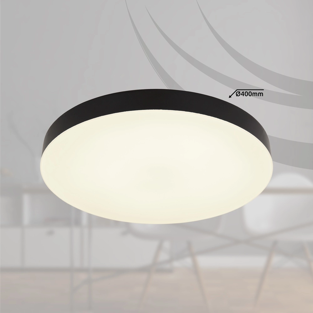 Deckenlicht Matthew Design schwarz Ø 40cm Globo 9007371459209