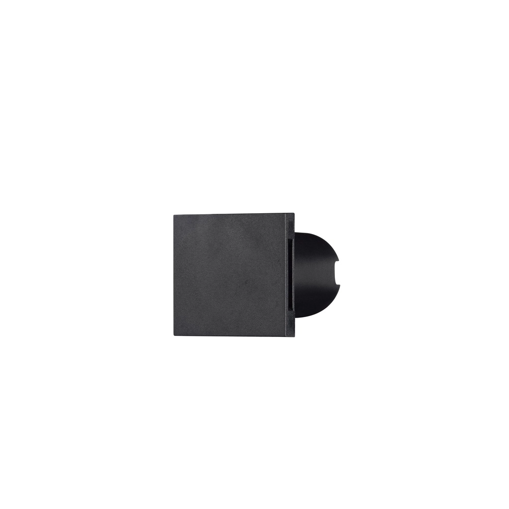 Quadratische Einbauleuchte Iko Single Schwarz Lyora 5212017471710