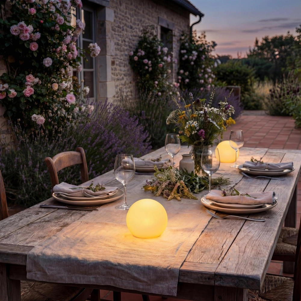Wiederaufladbare Tischlampe Pino S - weiß Lucide 5411212061638