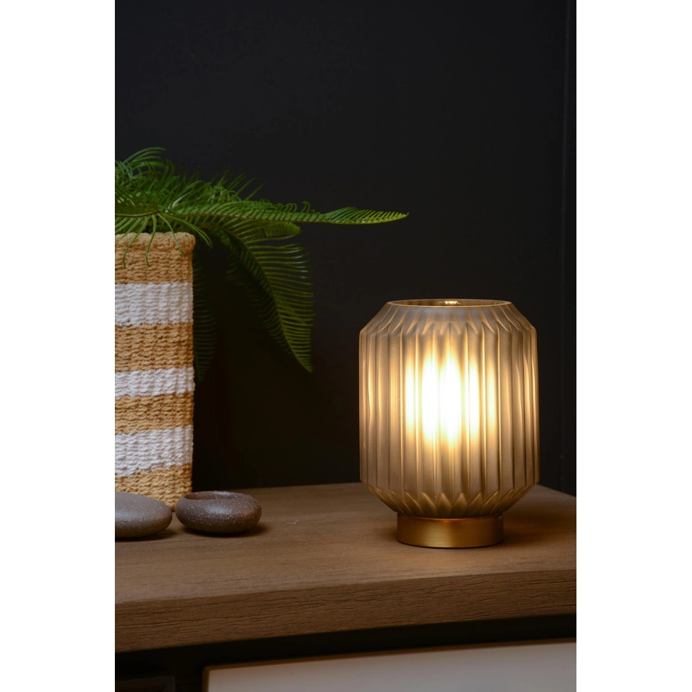 Tischlampe Sueno Grau Lucide 5411212451484