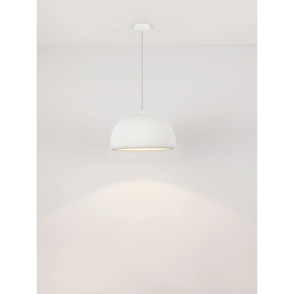 Moderne Pendellampe Davo weiße Ø 43 cm Lyora 5212017495686
