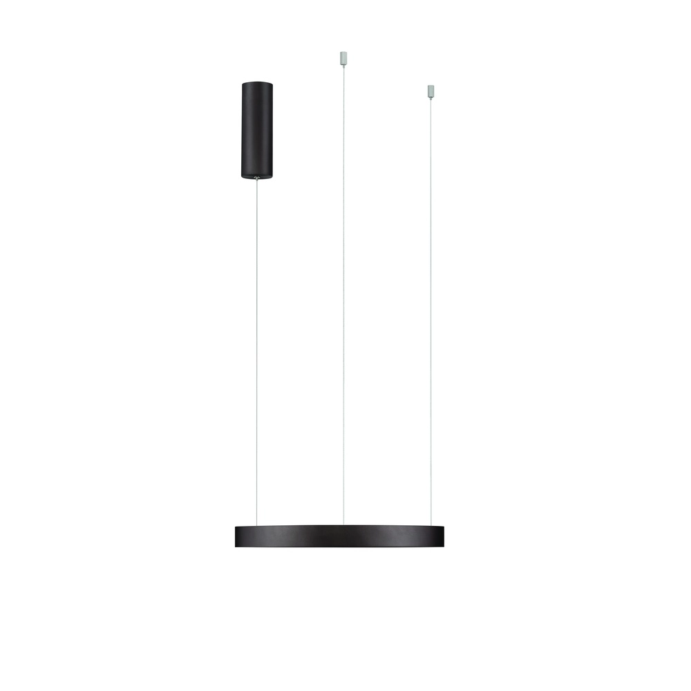 Schlanke Pendelleuchte Perrine Ø 40cm kaffeebraun Lyora 5212017438928