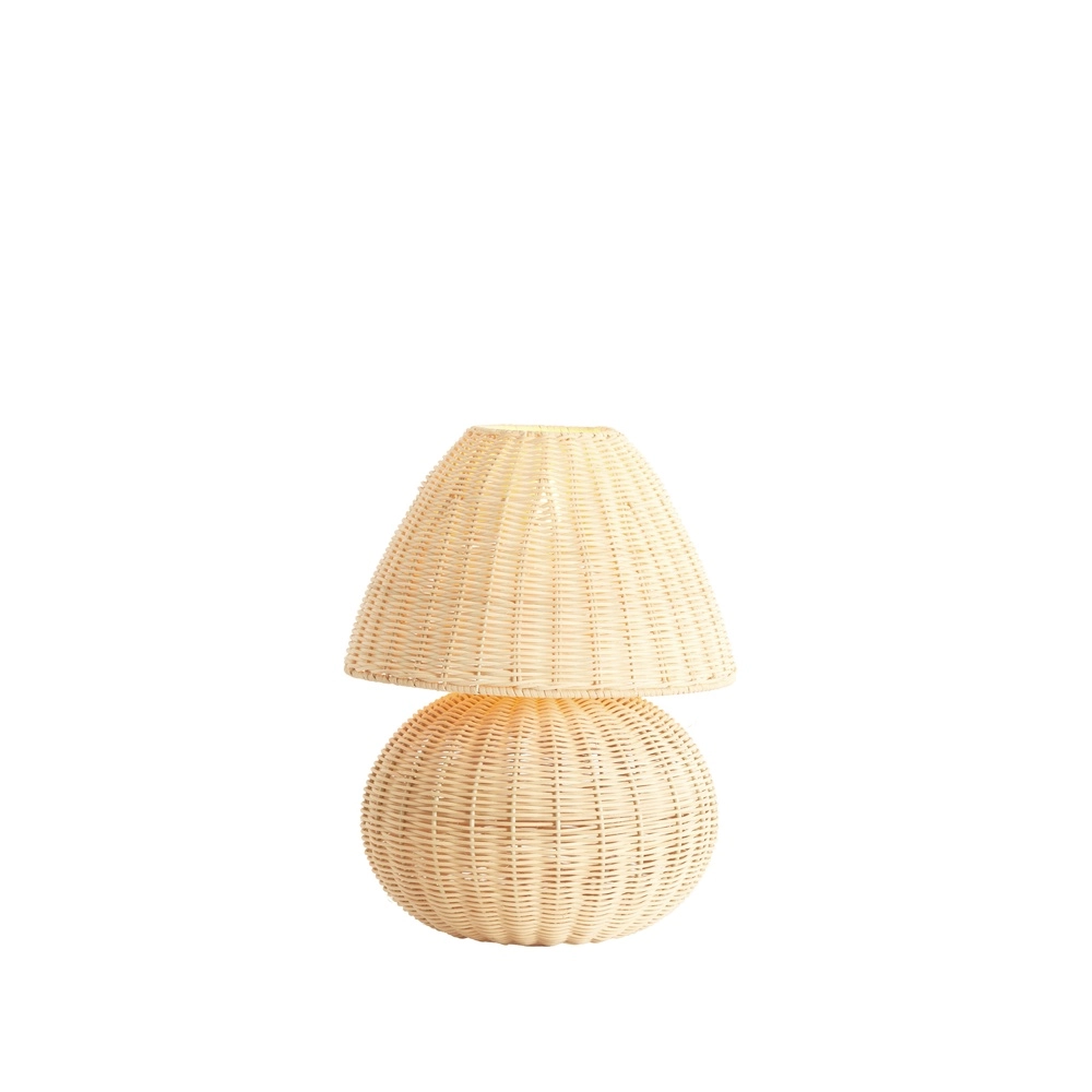 Rattan-Tischlampe Mavon Ø 27,5 cm – natürliches Rattan Light & Living 8717807820527