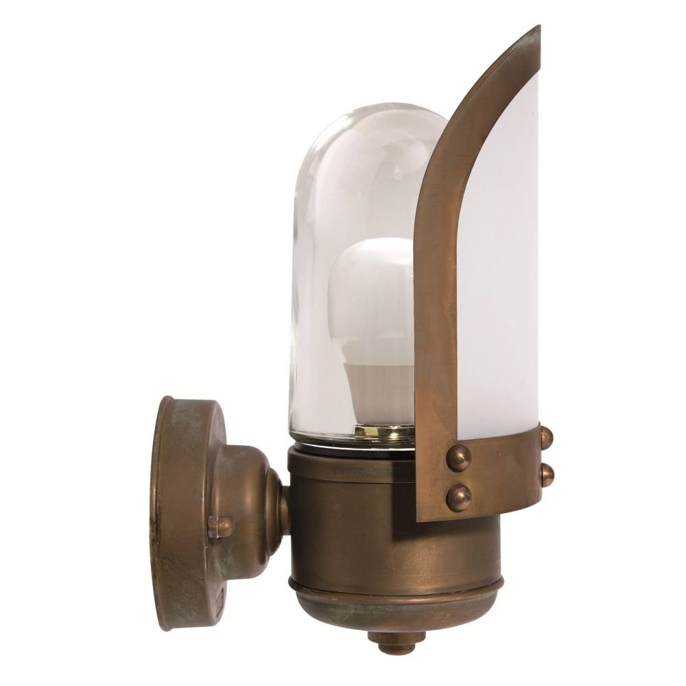 Außenlampe Maritime landesweit 14 cm Kupferbraun