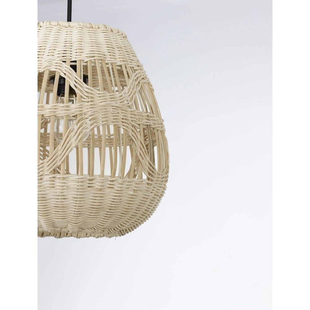 Rattan Pendelleuchte Marlo Ø 27cm Lyora 5212017438799