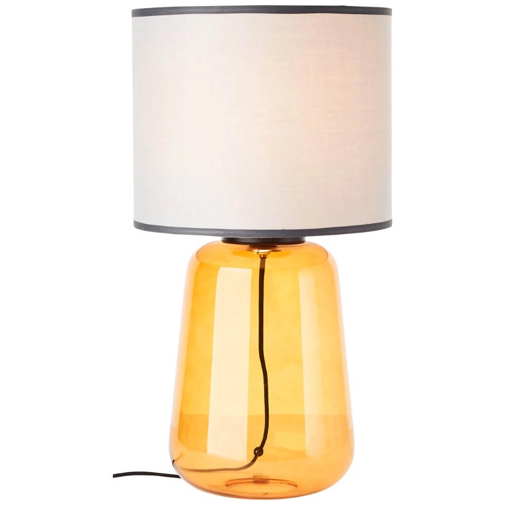 Tischlampe Hydra gelb mit grau