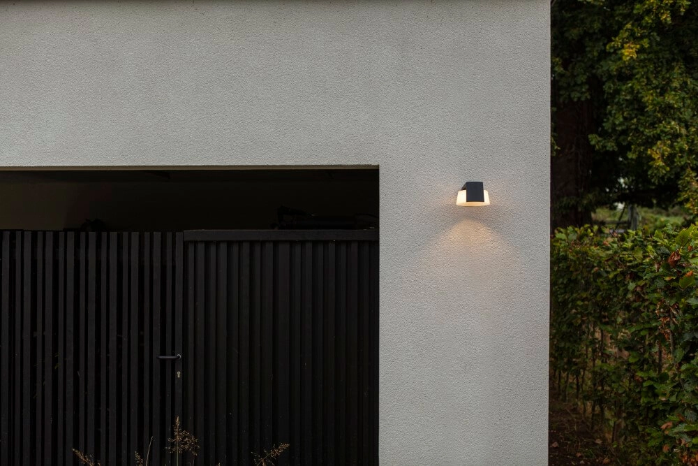 Anthracite wall lamp Moon design Lutec 6939412014821