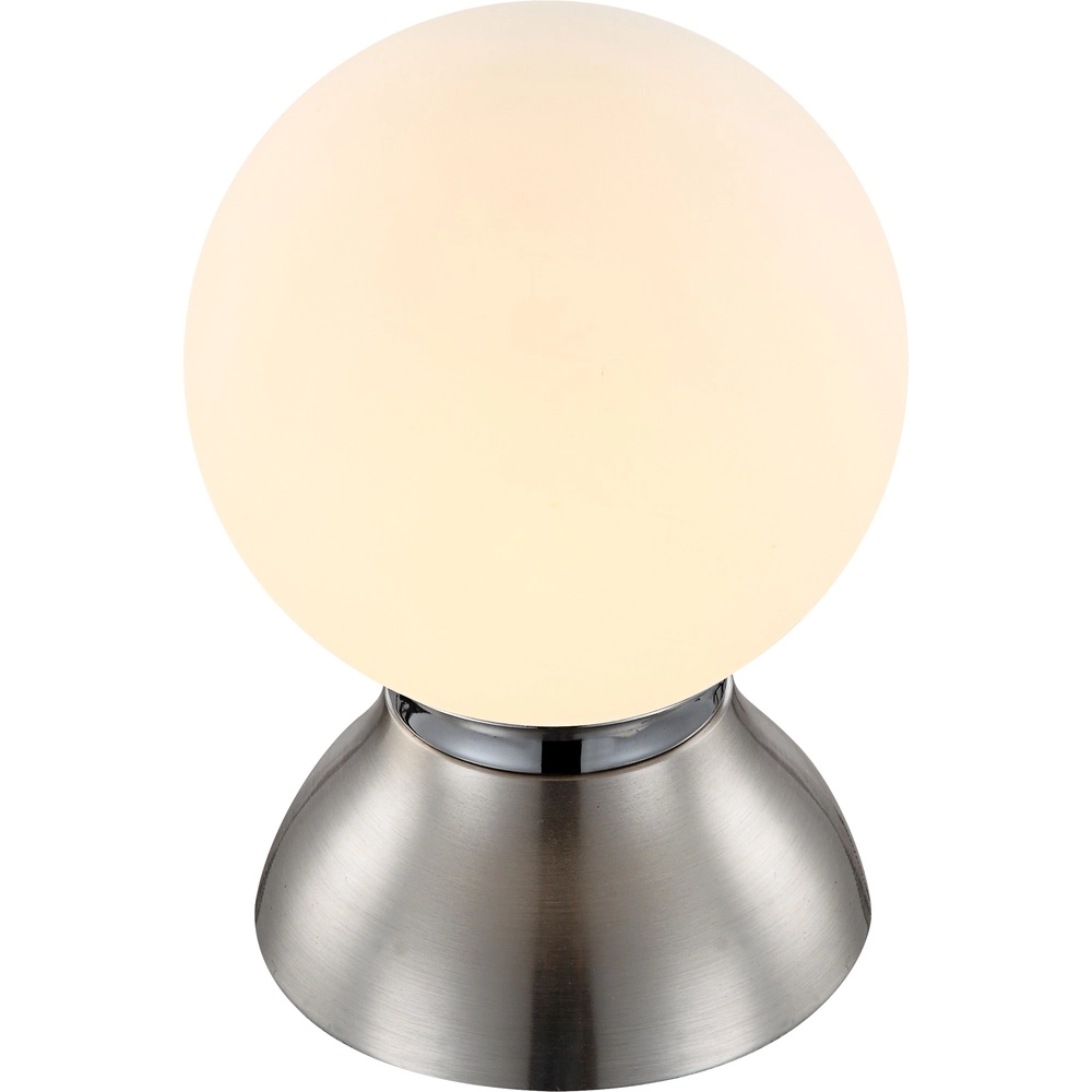 Tischlampe Kitty Chrom mit Kugel