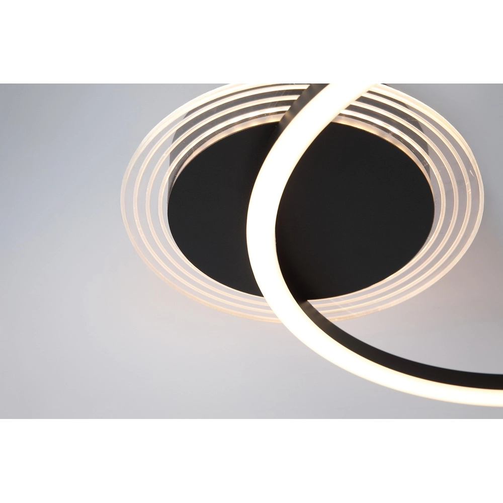 Deckenlampe Contour schwarz einfach Searchlight 5053423298757