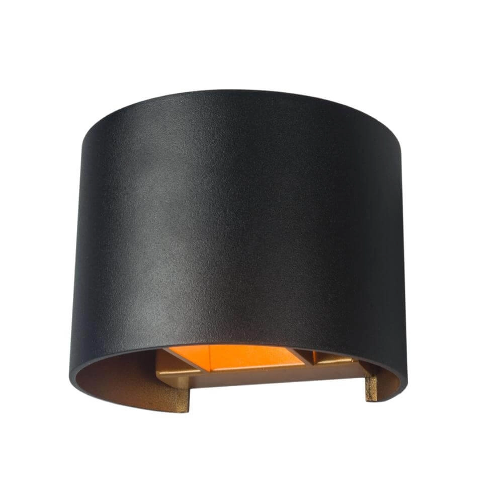 Aufputz-Spot Gyro schwarz mit gold Artdelight 8720701100435