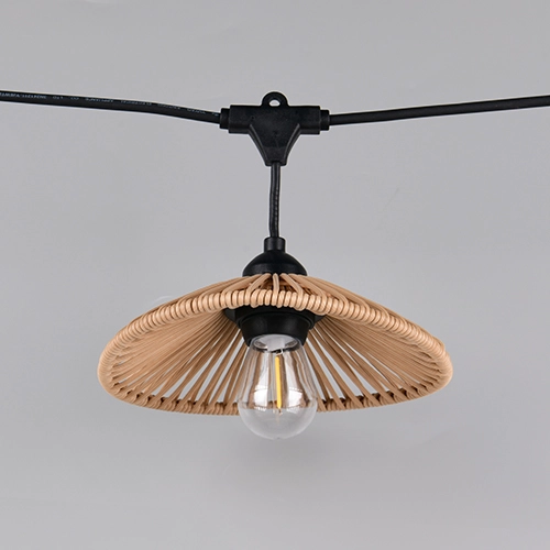 Lichterketten Chain Schwarz mit Braun 600 cm Trio 4017807697612