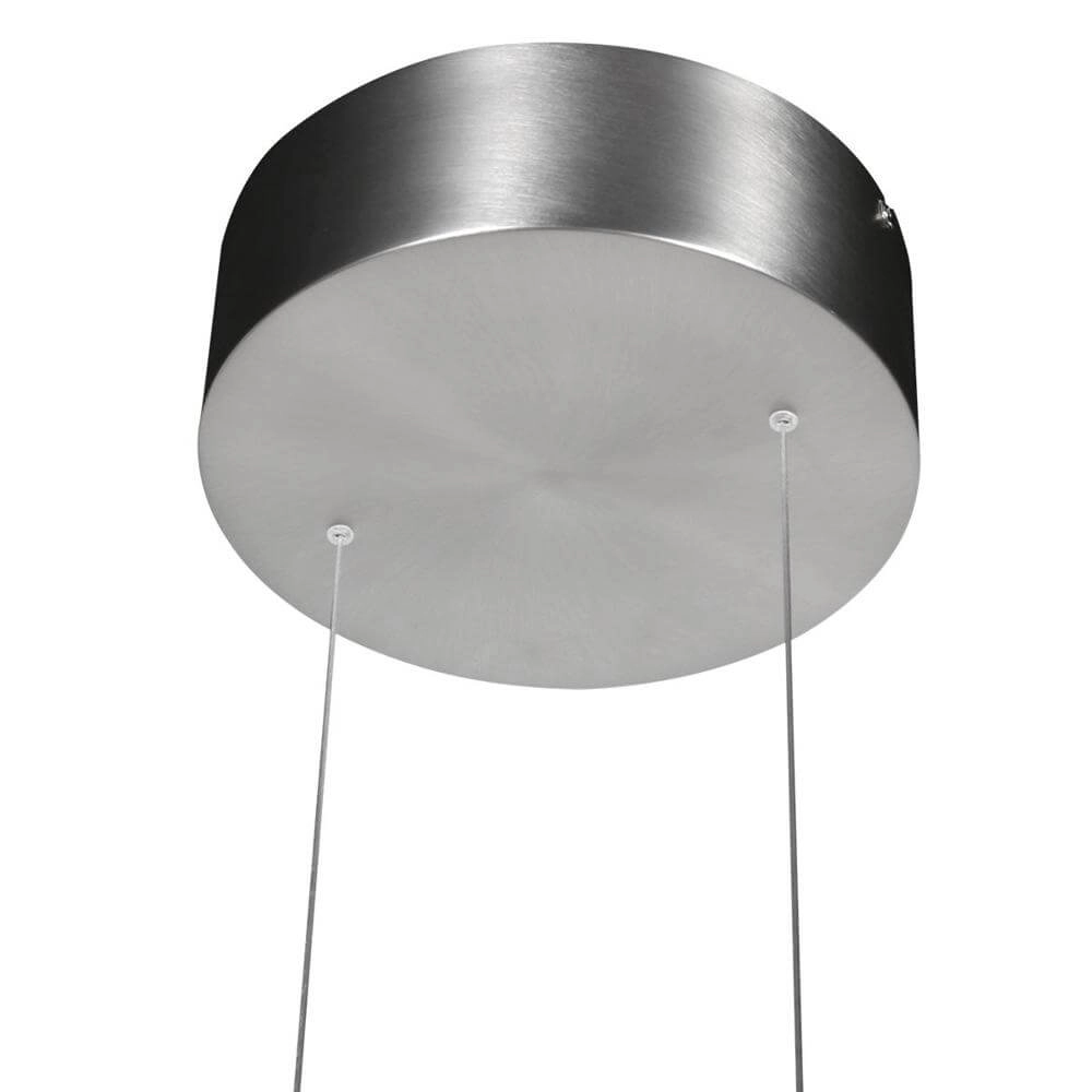 Schlanke Pendelleuchte Soleil Ø 32cm grau Steinhauer 8712746176674