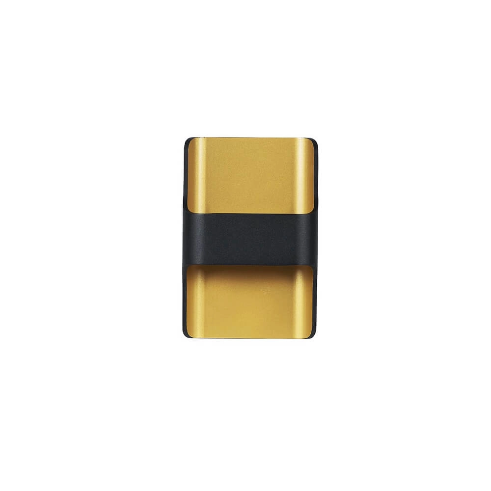 Design von Wandleuchten Dallas schwarz mit gold Artdelight 8719831737994