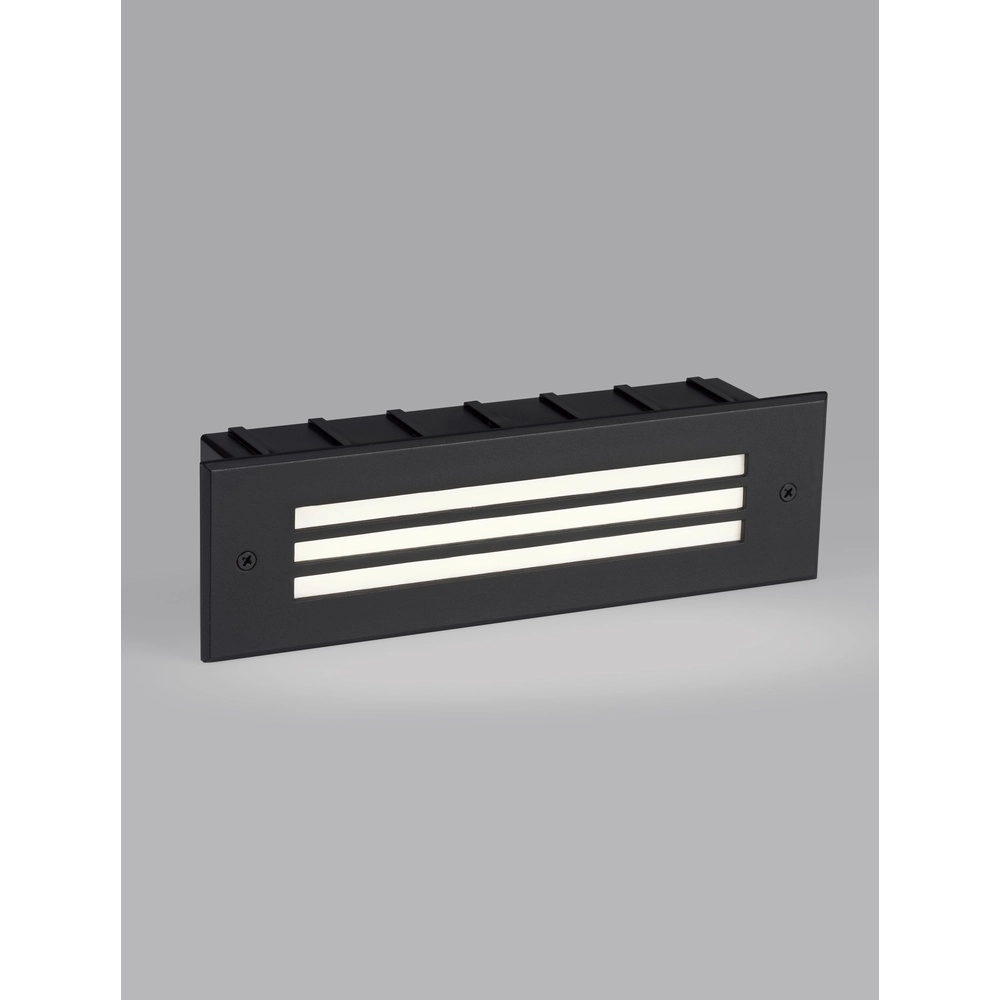 Schlanke Wandleuchte Off 25,6 cm mit Rippe Lyora 5212017453396