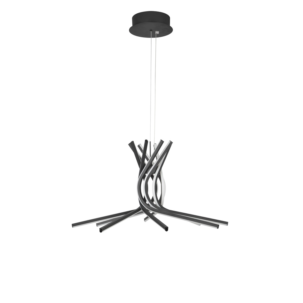 Design-Pendelleuchte Narvi M schwarz Ø 80cm Lyora 5212017424198