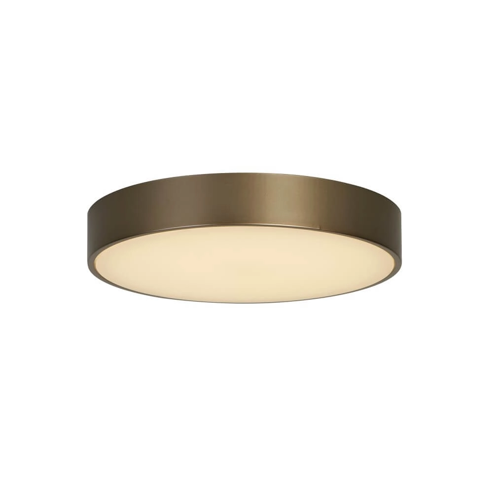 Deckenlampe Palma Bronze mit weißem Fenster Searchlight 5053423273310
