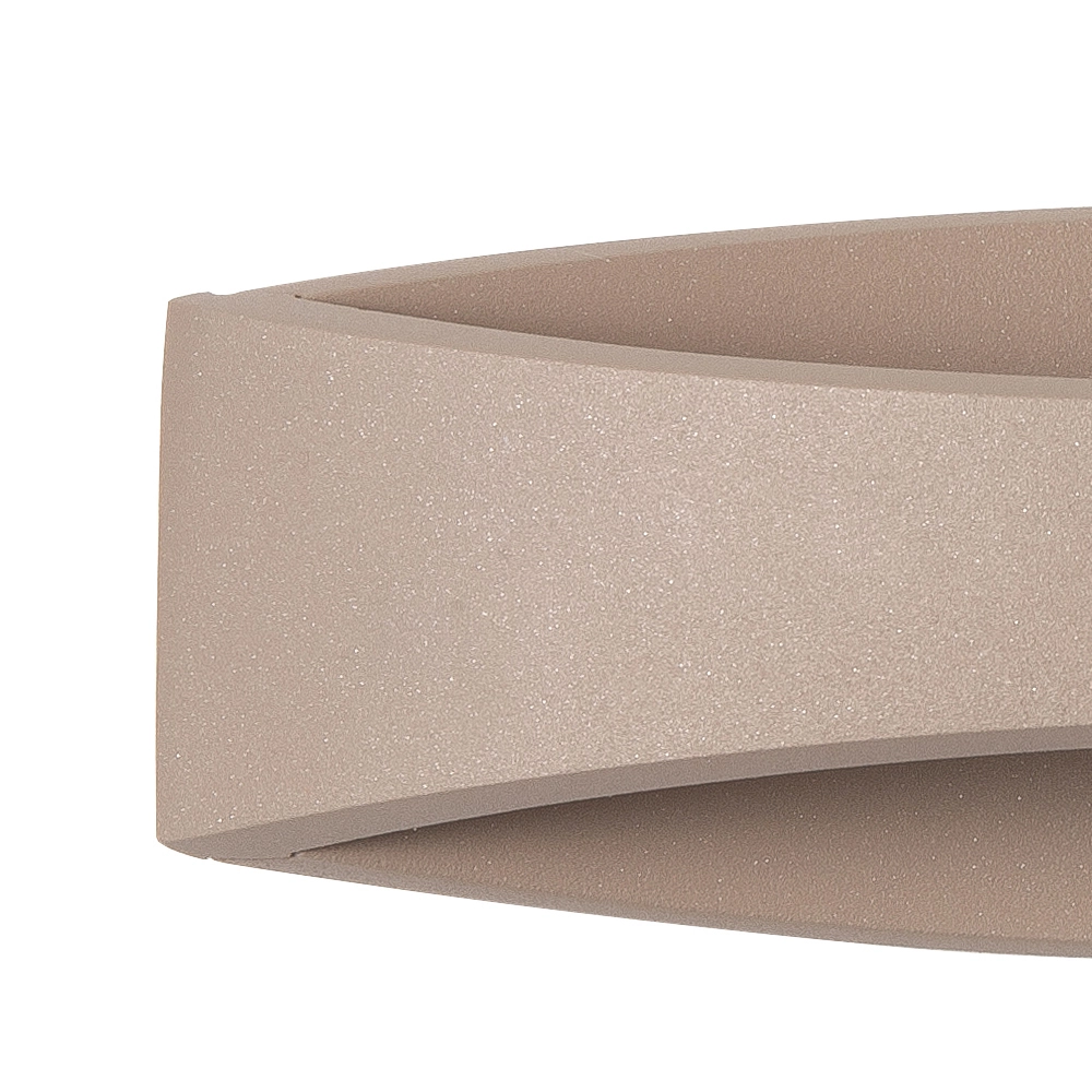 Schlanke Wandleuchte Medusa 25cm sandbraun Highlight 8718379050695