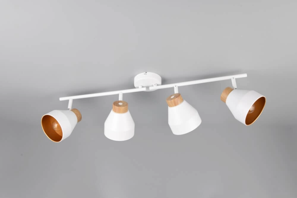 Design Deckenleuchte 4-flammig Valentin weiß Trio 4017807637441