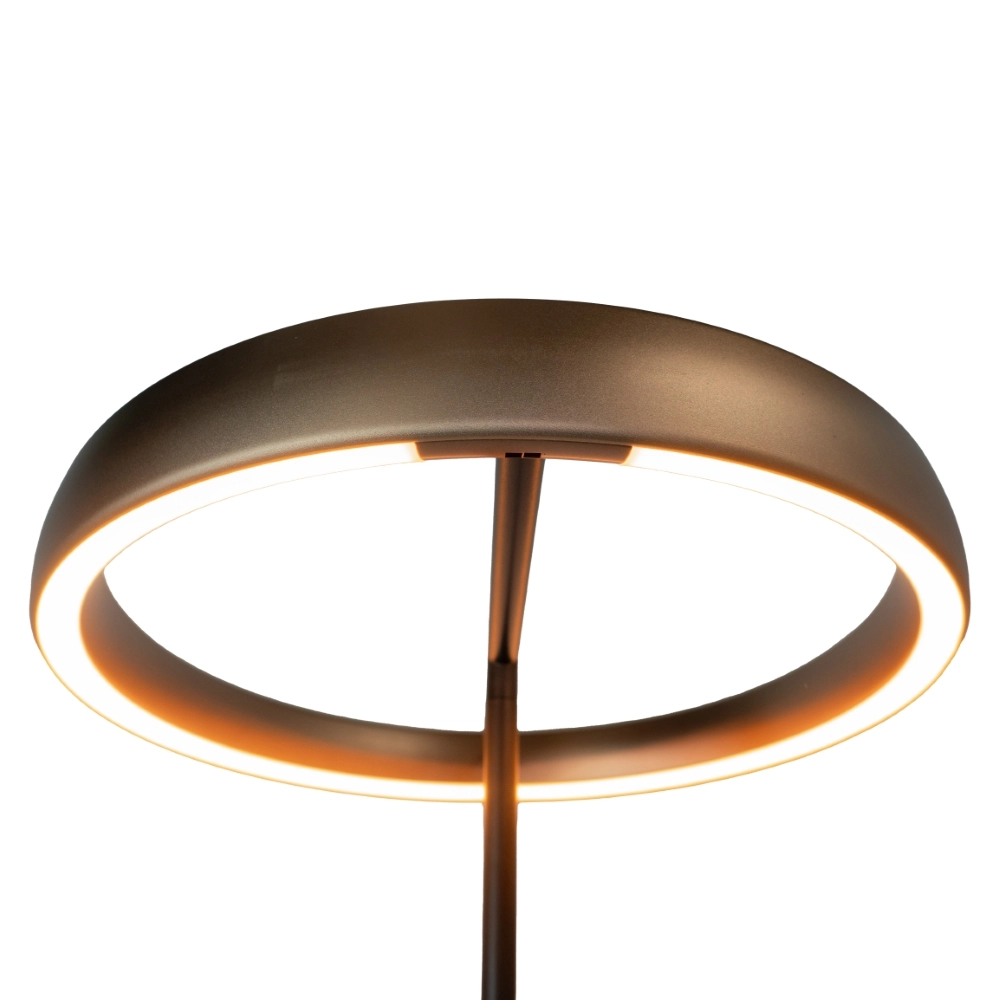 Stehlampe Trabuco schwarz mit braunem Ø 42 cm Stars of Light 9008606359967