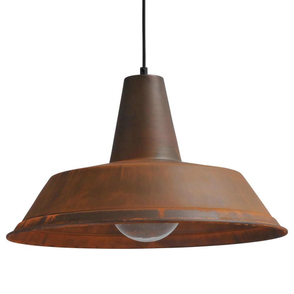 Harte Pendelleuchte Rost Industria 45