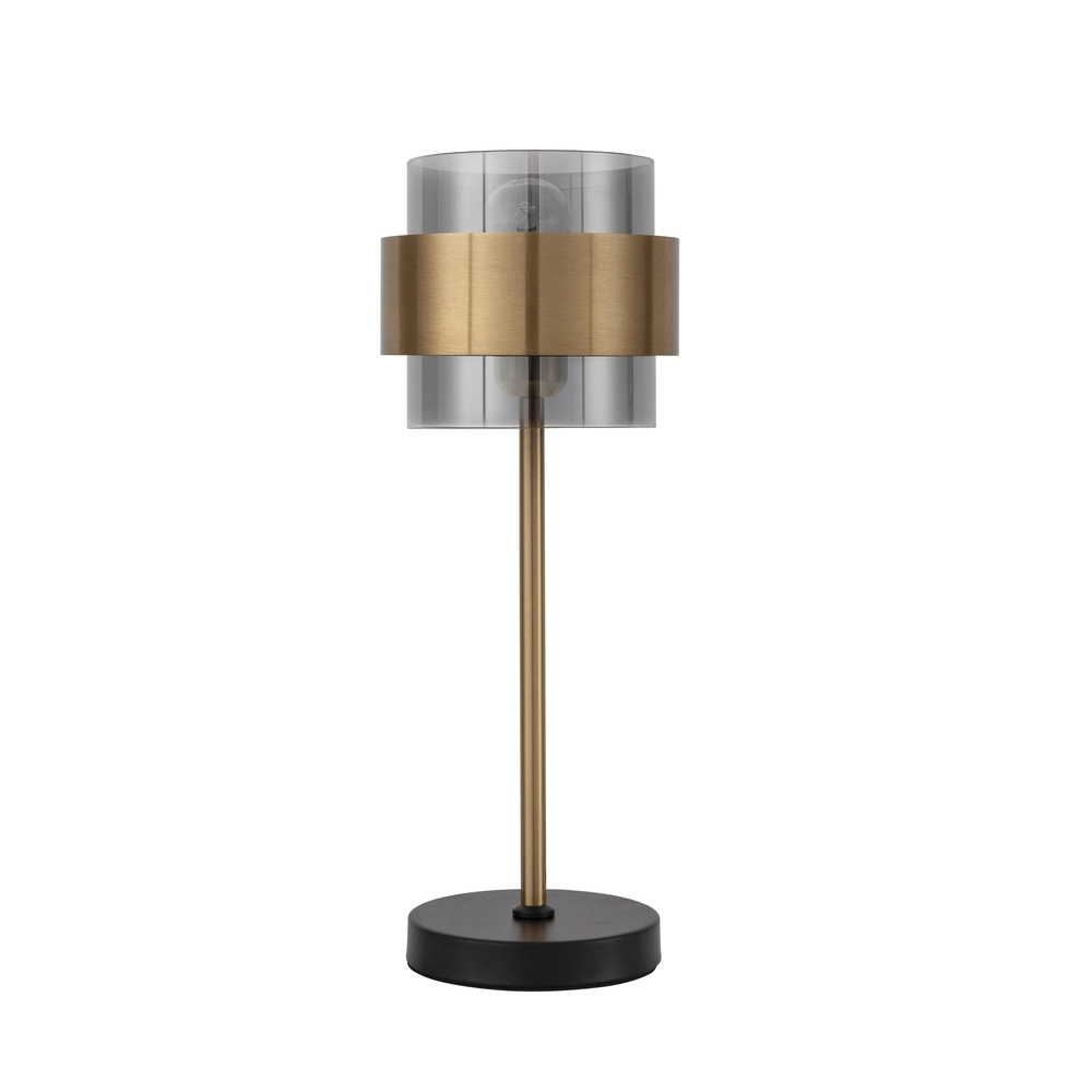 Tischlampe Sianna schwarz mit gold Lyora 5212017431042