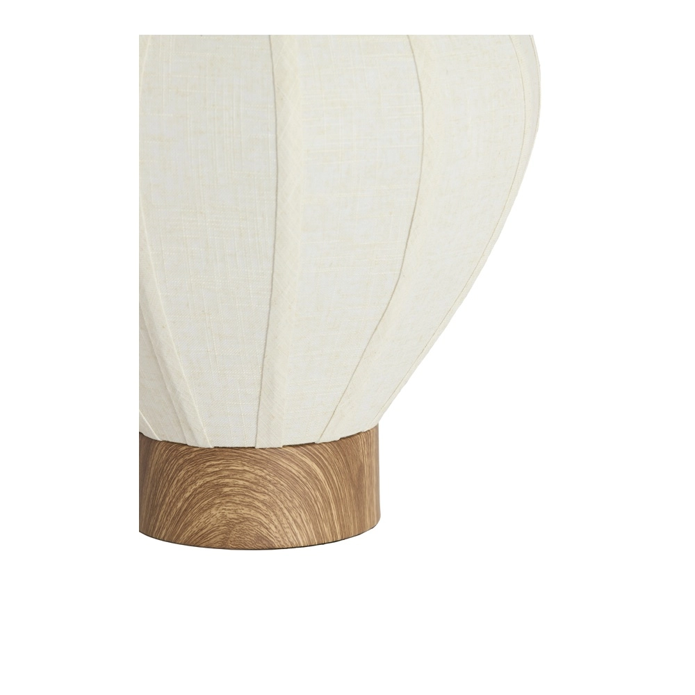 Tischlampe Kyzo Ø 35cm japandi weiß Light & Living 8717807843427