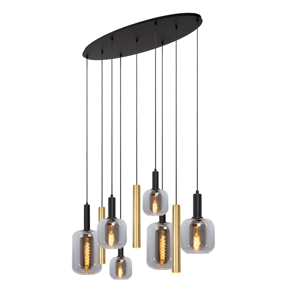 Pendellampe Joanet 6-Licht Gold Lucide 5411212452931