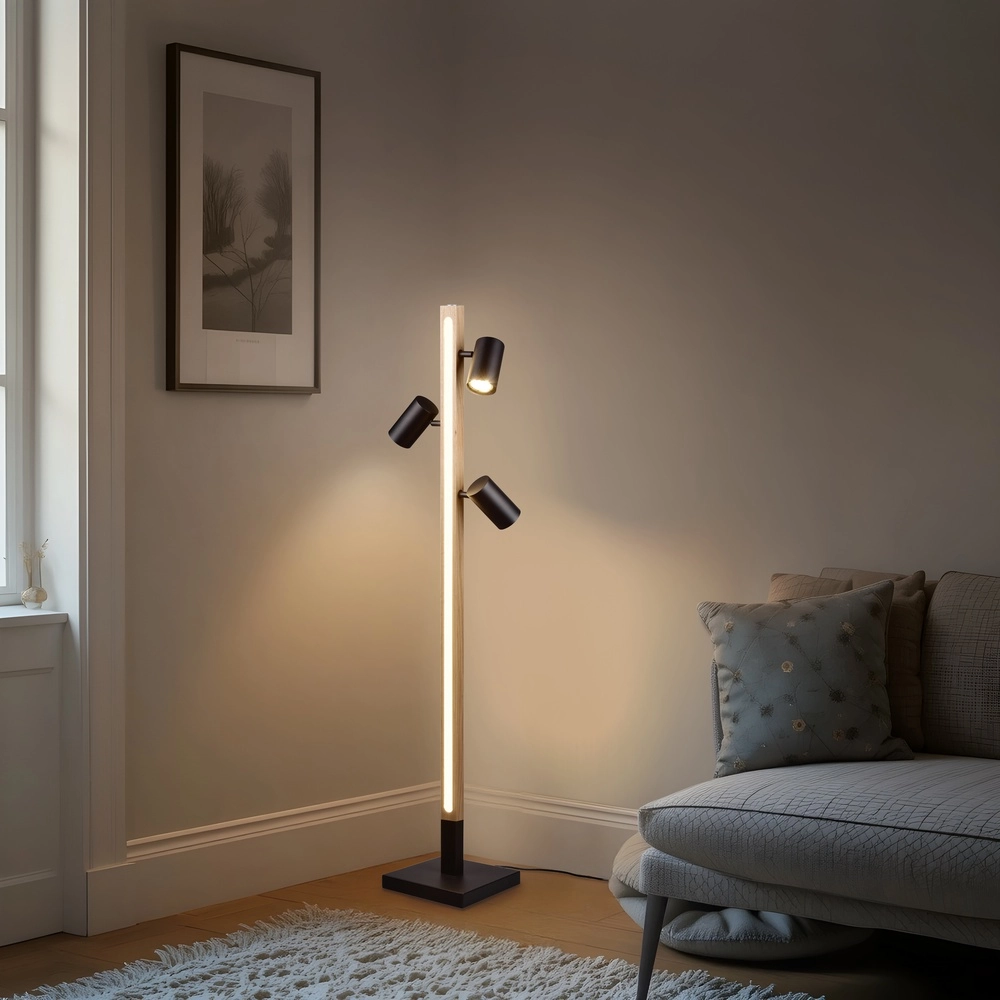 Design-Stehleuchte Marley schwarz Trio 4017807559767